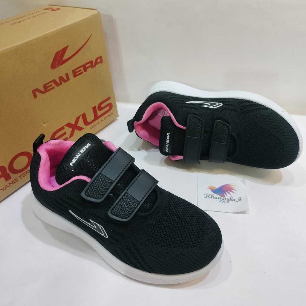 SEPATU SEKOLAH NEW ERA CINDY ANAK TK SD size 30-36.LAKI LAKI PEREMPUAN