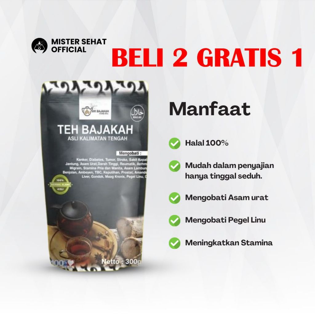 

Mr Sehat Official Teh Bajakah Kalimantan Obat Herbal Kanker Kangker Asam Urat Diabetes darah Tinggi Ambeyen Ambeien Asam Lambung Maag Mah Maagh Kronis Penambah Daya Tahan Tubuh