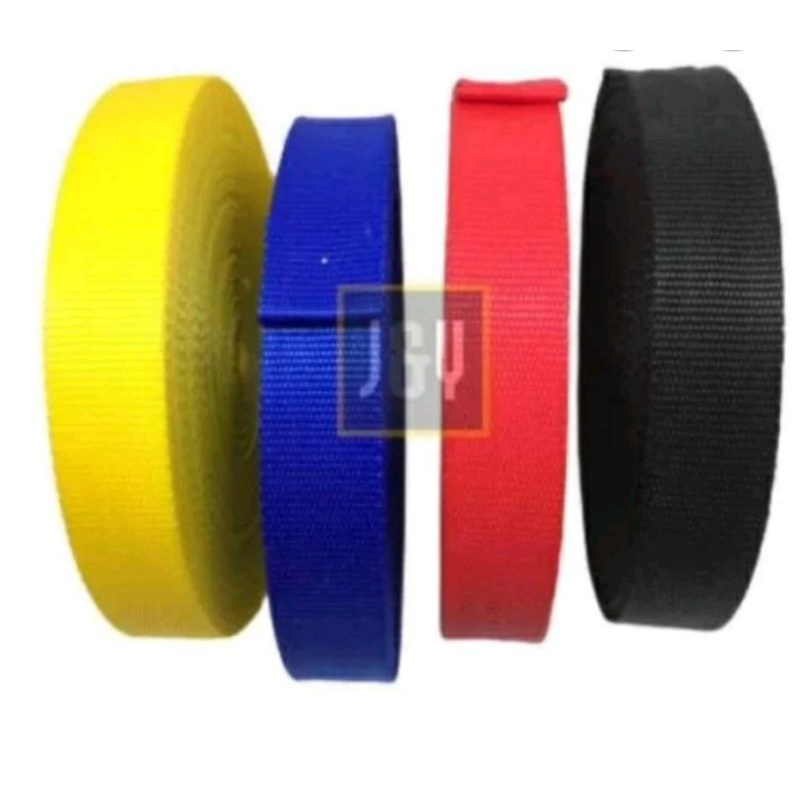 webing 2.5 cm/bisband/tali webing/plipit lebar 1 inci