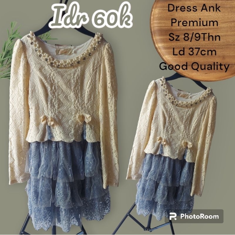 Dress Anak Brokat