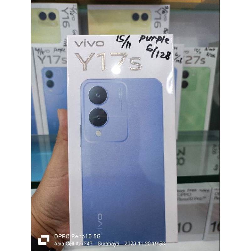 Vivo Y17s ram4/128 new