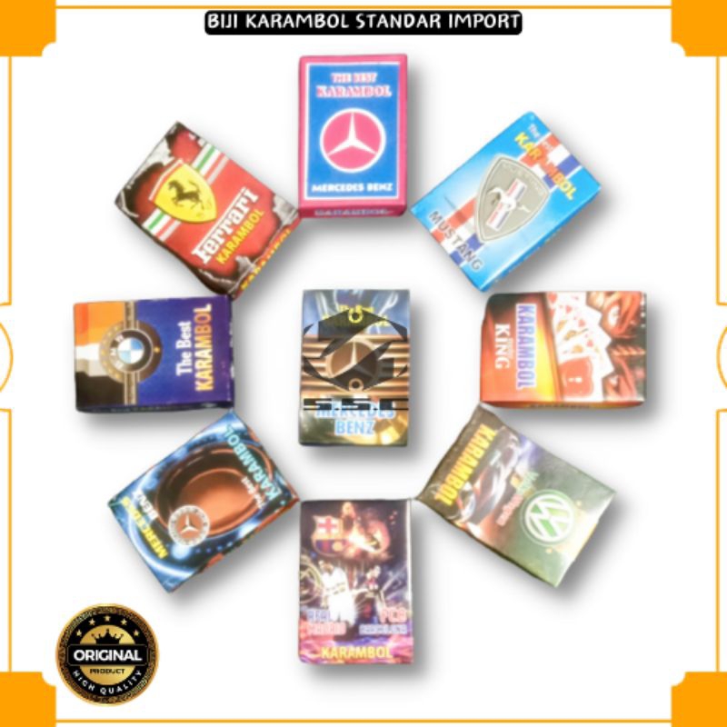 Biji Koin Karambol Standar Import Terbaru Premium Quality