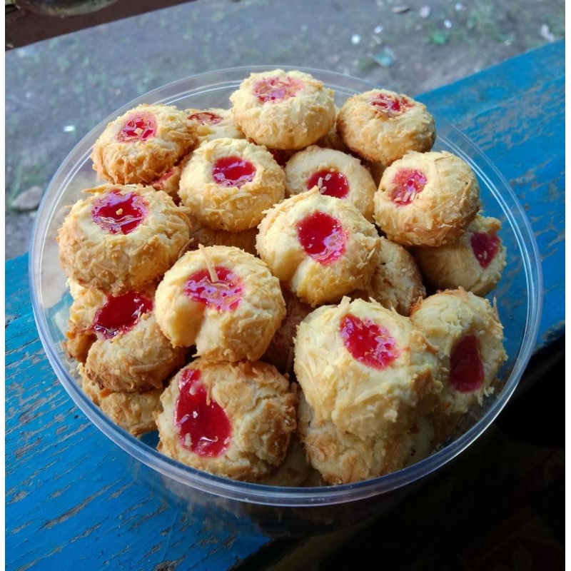 

COD!!!!! Thumprint cookies enak dan gurih 500g(1/2kg)