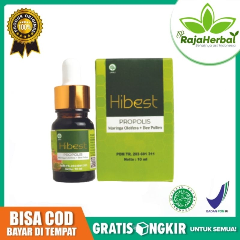 Hibest Propolis plus herbal untuk hipertensi kolesterol tumor kanker
