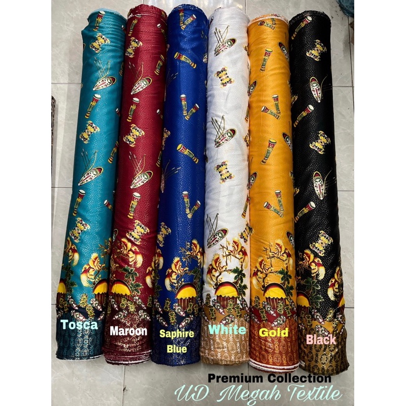 Best¡HARGA PER METER (PAPUA PART X) Kain Batik Papua Asli Premium SILK Pria Wanita (lb120) KUALITAS 