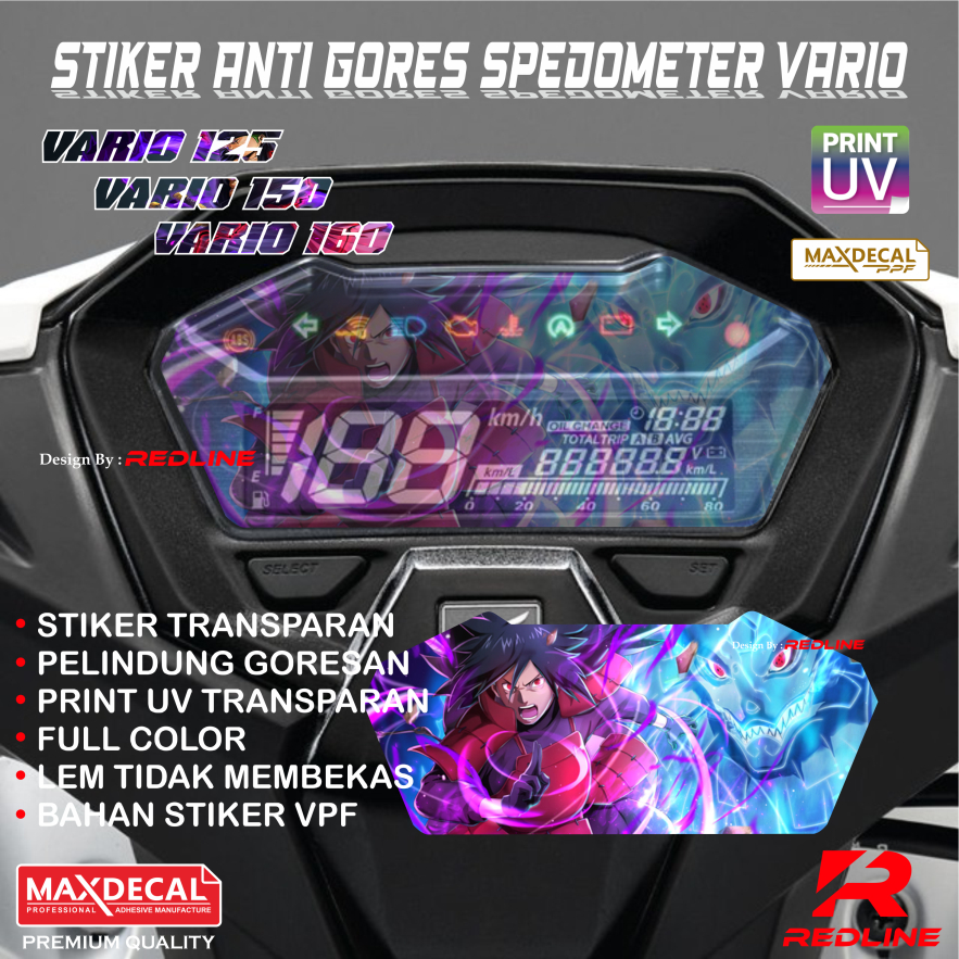STIKER ANTI GORES SPEDOMETER VARIO NEW 125 150 160 CC
