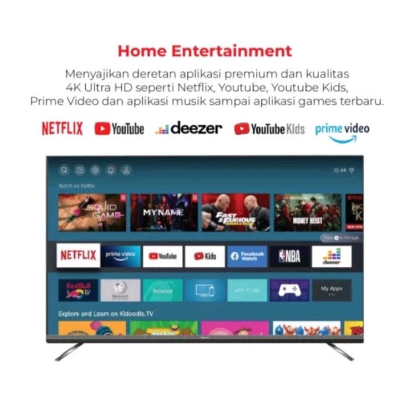 POLYTRON 4K Smart TV 75 inch 75UV5901