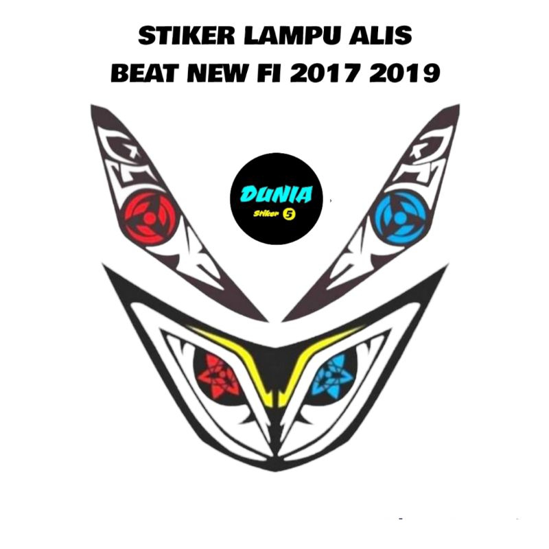 Stiker lampu alis beat new fi tahun 2017 2019