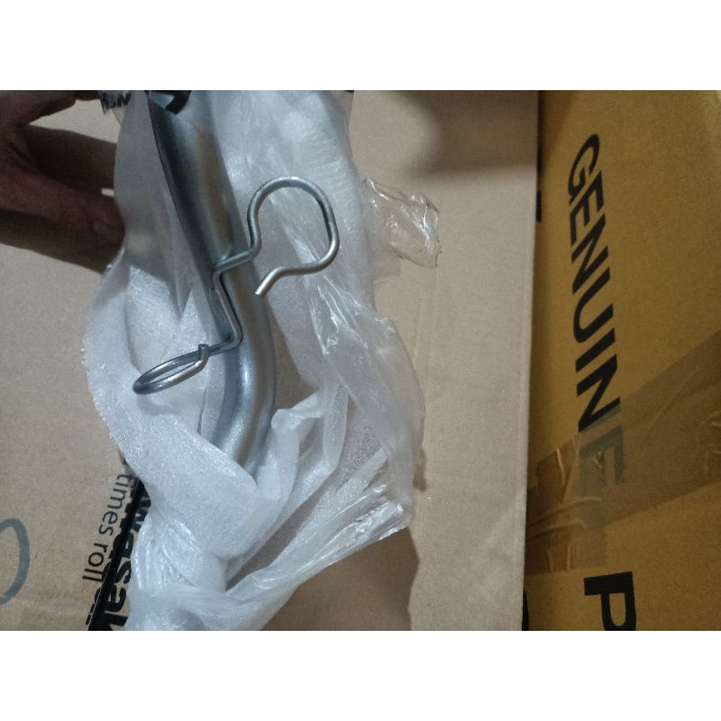 stang stir handle stang klx150 BF silver original