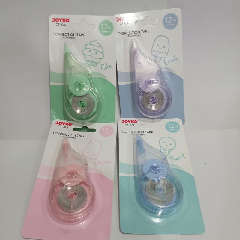 

JOYKO CORRECTION TAPE CT-576 12m x 5mm ( pita koreksi) / pcs