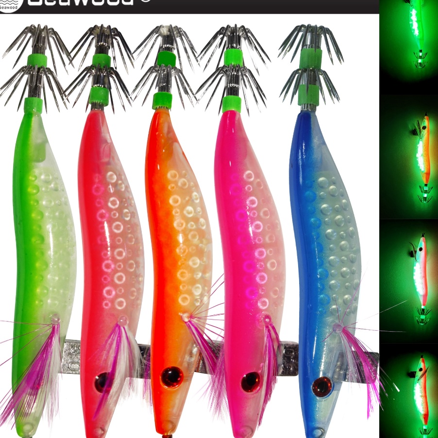 Terlaris dan Termurah Umpan Pancing Cumi Premium Superline size 3.0 - Harga 1 bks isi 4 pcs - Umpan 