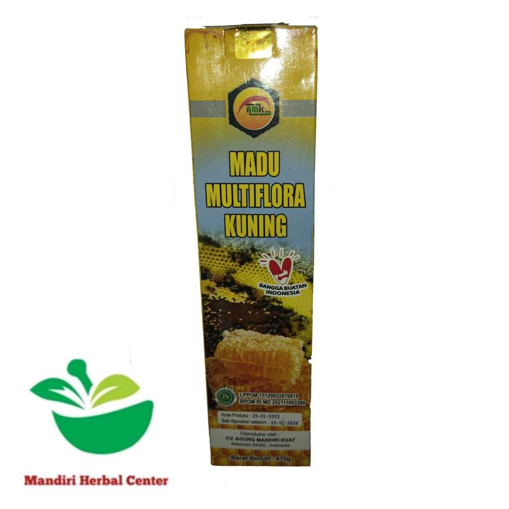 

AMK Madu Multiflora Kuning 470 gram