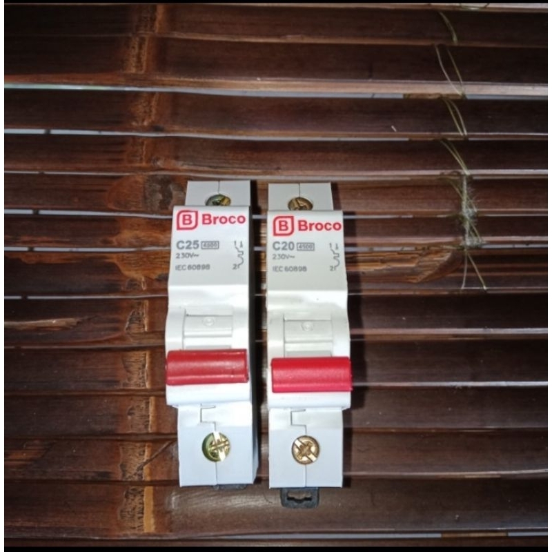 MCB broco 20 25 Amper harga sama MCB listrik