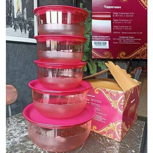 luxury set luxury table collection mangkok tupperware