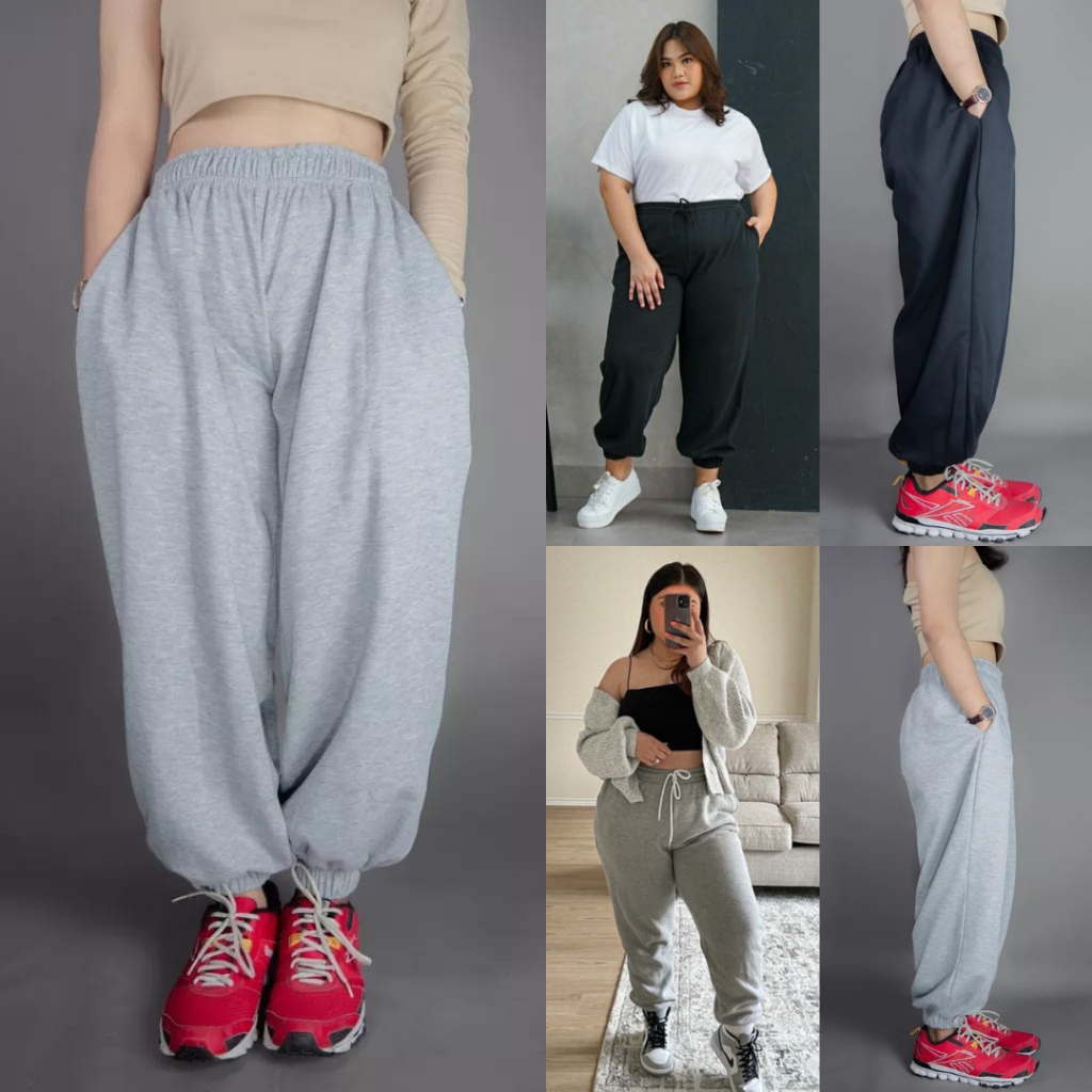 SWEATPANTS JUMBO / JOGGER / SWEATPANTS / JOGGER PRIA DAN WANITA UKURAN JUMBO / BIGSIZE SWEATPANTS JO