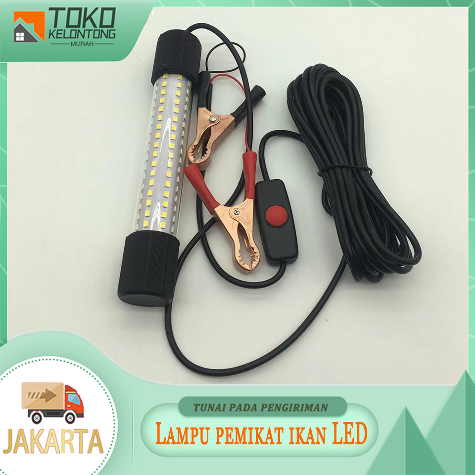 Lampu bawah air Persediaan Menarik Ikan Lampu LED Dalam Air Umpan Ikan Umpan Cahaya untuk Memancing 