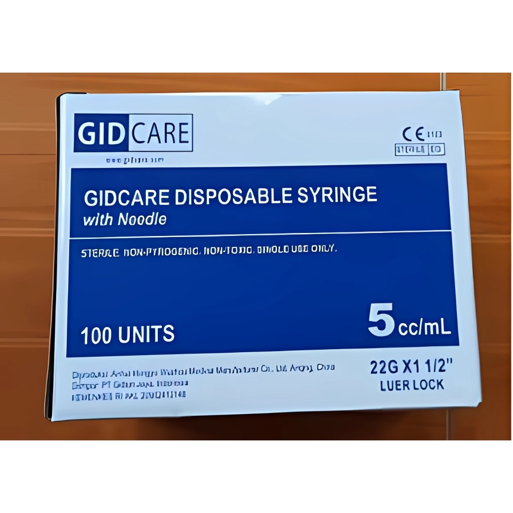 Disposable Syiringe/spuit 5cc gidcare ecer