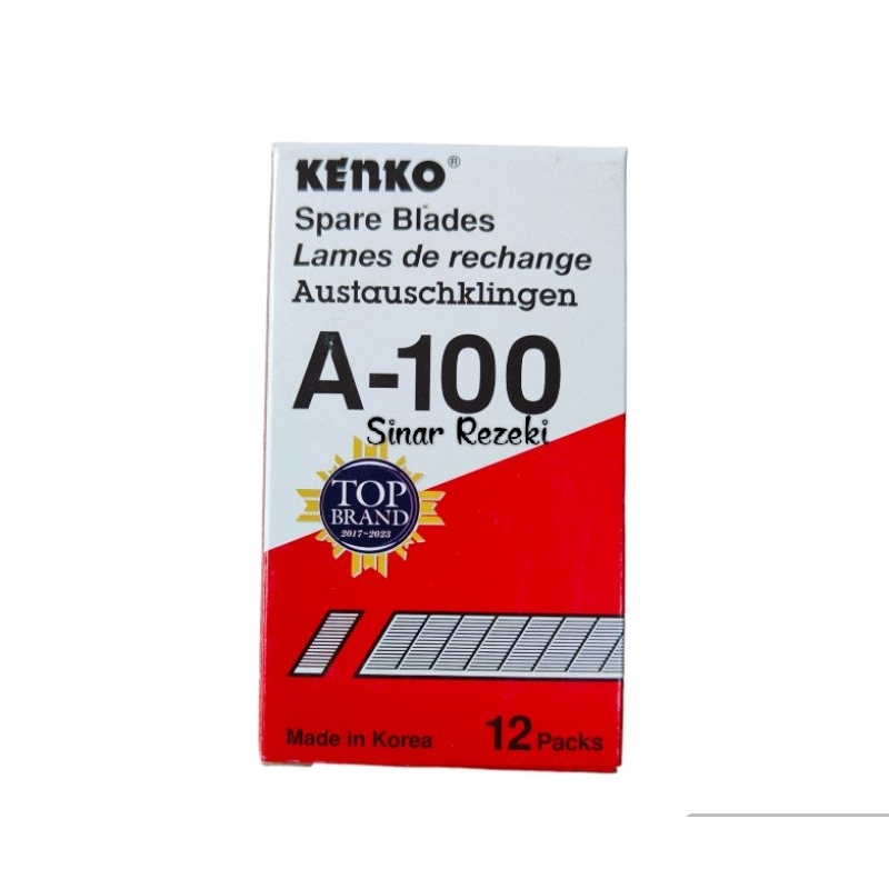 

12TUBE!! A-100/Refill cutter joyko kecil/isi cutter A-100/isi cutter kecil/mata pisau kecil/pemotong kertas kecil