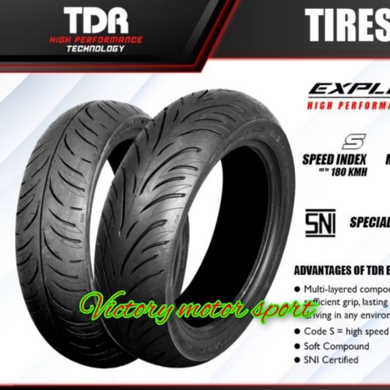 ban nmax aerox TDR ban TDR 120 70 140 70 ring 13 dan ring 14