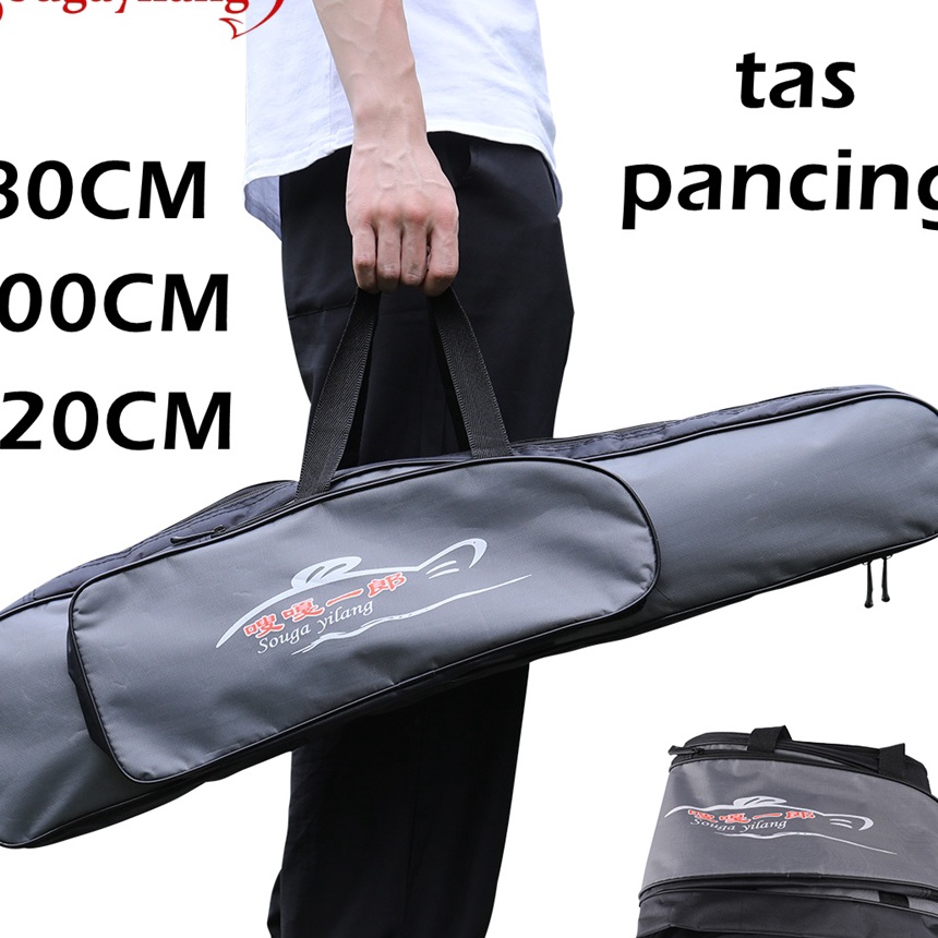Terlaris dan Termurah Sougayilang Tas Pancing 80/100/120cm Tas Pancing Anti Air Tas Pancing 120cm 10