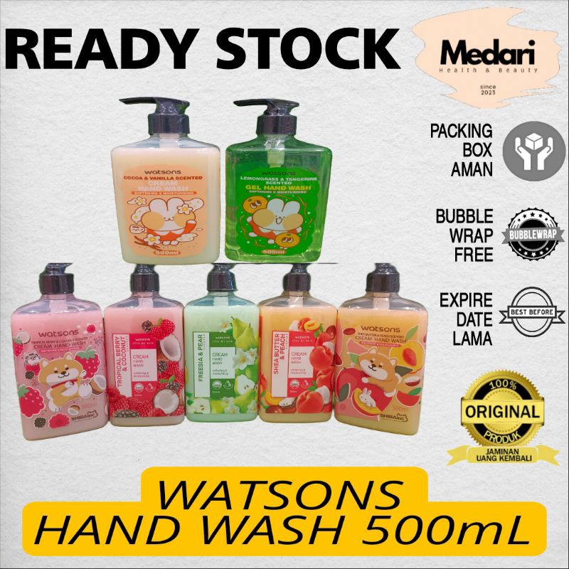 DOUBLE PROMO Sabun cuci tangan watson 500 ml / hand wash watsons 500 ml
