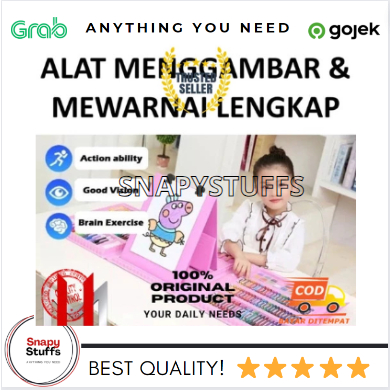 

PAKET ALAT MENGGAMBAR & MELUKIS - 208 PCS ORIGINAL SS