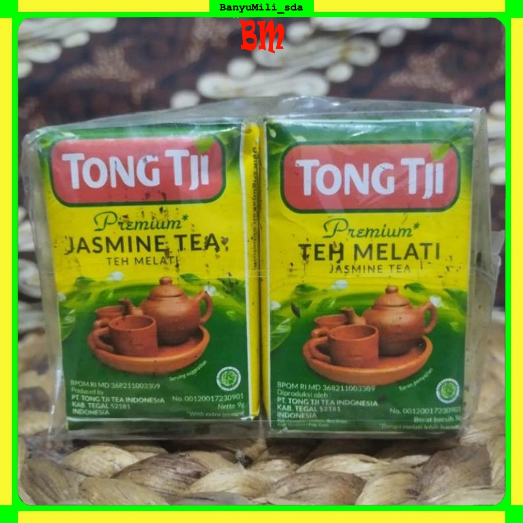 

Teh Tong Tji Premium 9 gram, Teh Tongji Murah, Teh Melati Tongji