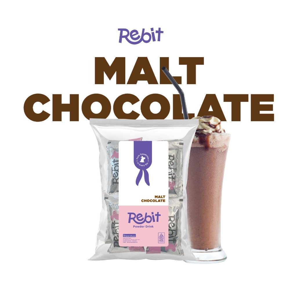 

REBIT MALT CHOCOLATE (20 Sachet/Pack)
