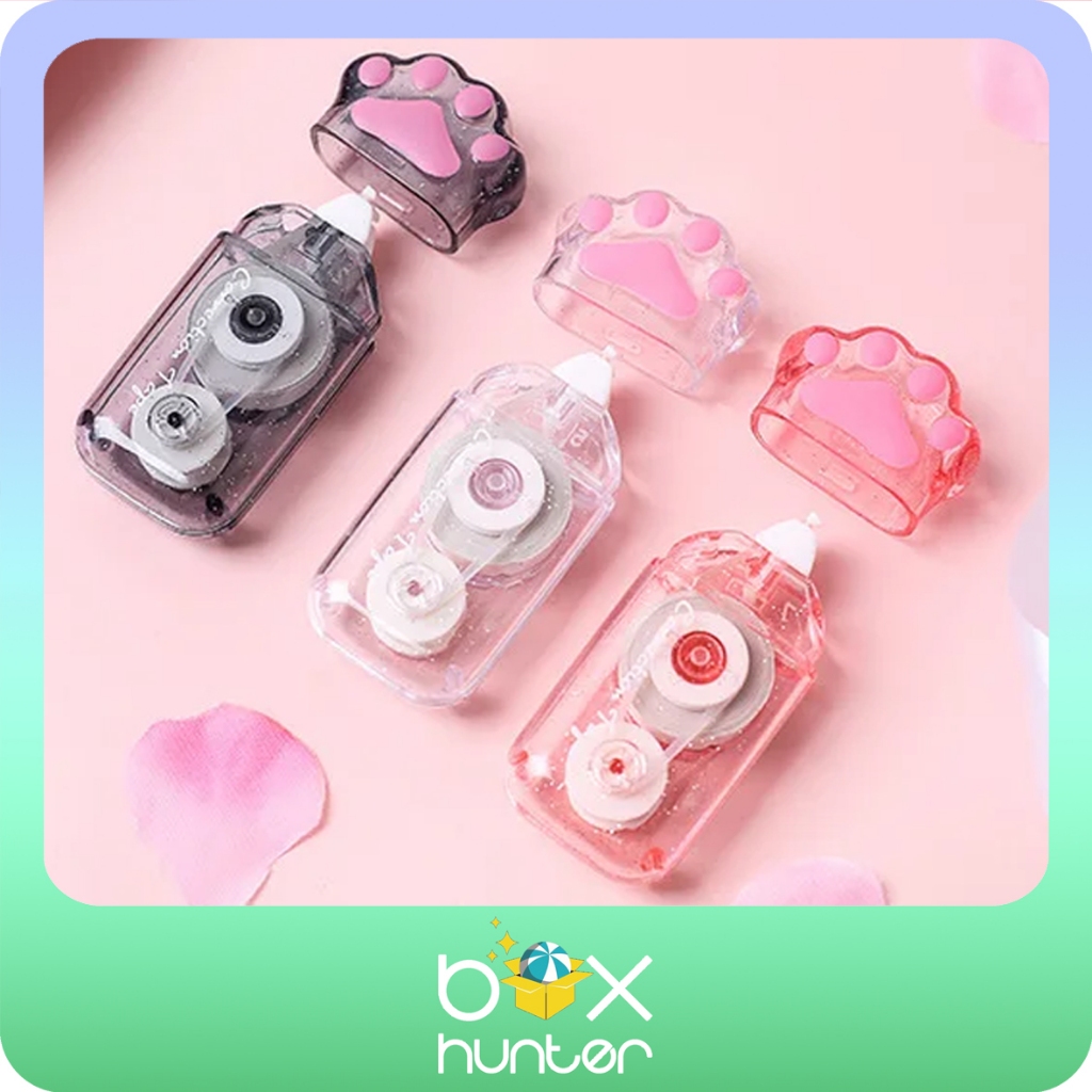 

CORRECTION TAPE CAT PAW MINI/ 6M Pet Portabel Transparant Aesthetic Tipe X