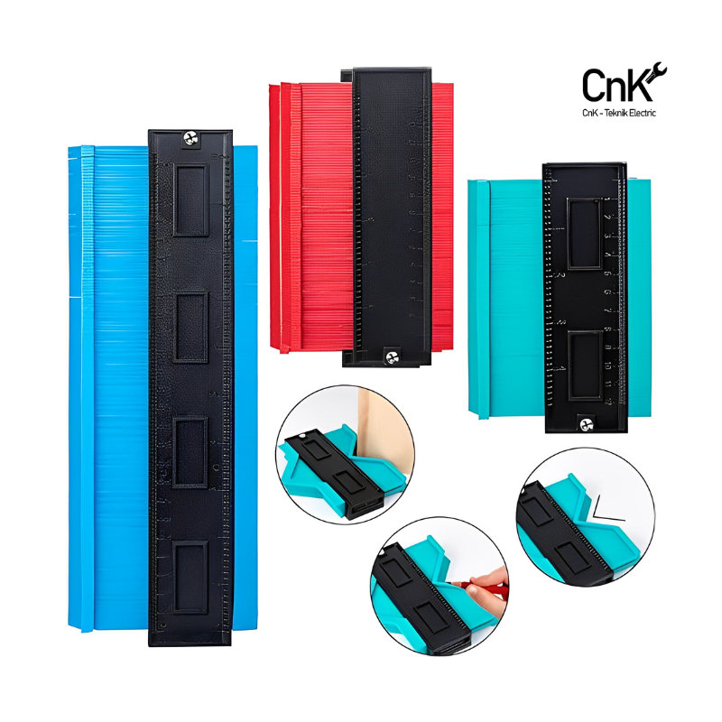 

Penggaris Duplikat Gauge Profil Kontur Alat Penanda Ubin Keramik 5 6 10 Inch