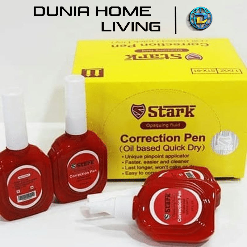 

DUNIA HOME LIVING STARK Correction Pen / Tipe X / Tipe Ex / Tip Ex Merah Cair