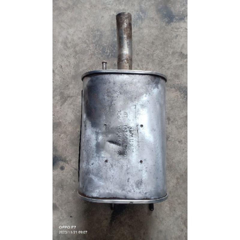 tabung knalpot standar Suzuki Aerio/baleno original