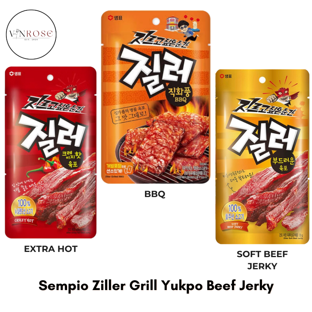 

Sempio Ziller Grill Yukpo Soft Beef Jerky Korea/ Snack Dendeng Sapi