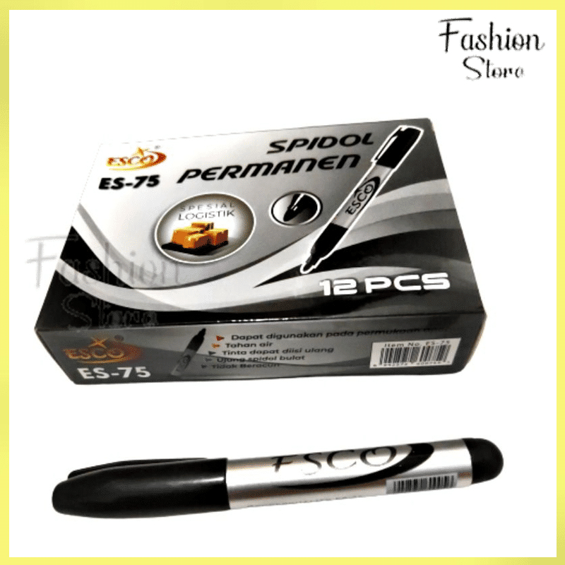 

FS GROSIR Spidol Besar Permanent Esco ESC75 HARGA SATUAN