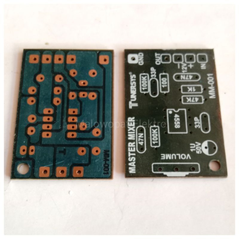 PCB Master Mixer Mono 1 Potensio 3x4 cm
