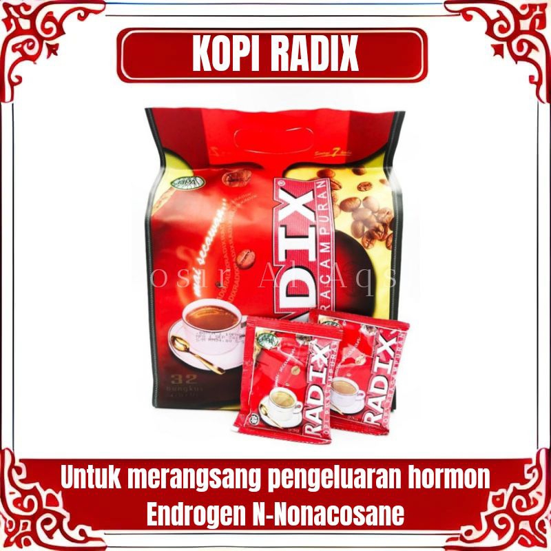 KOPI RADIX HPA IMPORT MALAYSIA / 32 SACHET