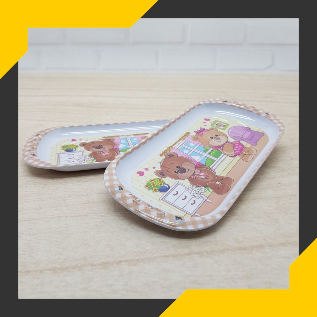 Terbaru Baki Mini Melamin / Nampan Melamin Karakter TF3100-10 Vanda Berkualitas