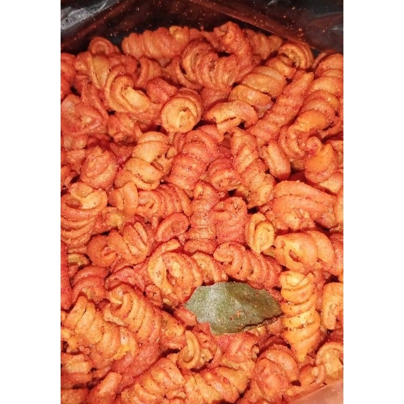 

Makaroni spiral pedas daun jeruk 1 kg