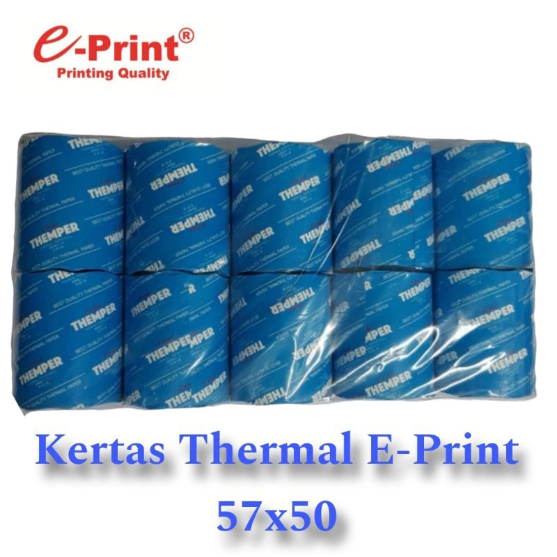 

KERTAS THERMAL EPRINT 57x50 / KERTAS STRUK RESI EPRINT 57x50