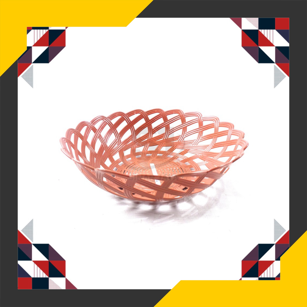 Terbaru Keranjang Anyam Kecil JL/Keranjang Plastik/Keranjang Bulat/Keranjang Buah/Keranjang Serbagun