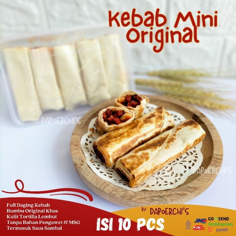 

Kebab Mini Frozen Original | FULL DAGING | NO MSG