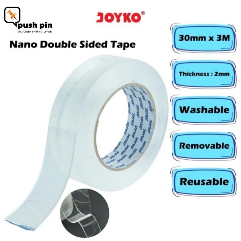 

Joyko Nano Double Sided Tape Pita Perekat Dua Sisi NDST-3