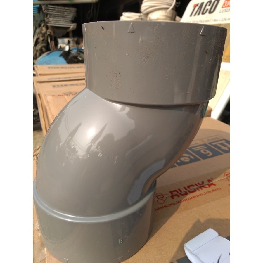 Knie bentuk S 4 inch knee sok bengkok S keni socket sambungan paralon