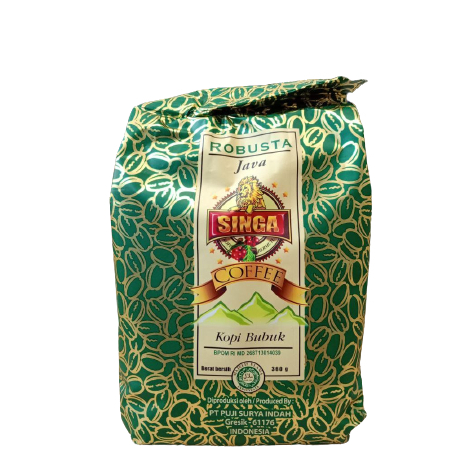 

Kopi Singa Robusta Java 360gr