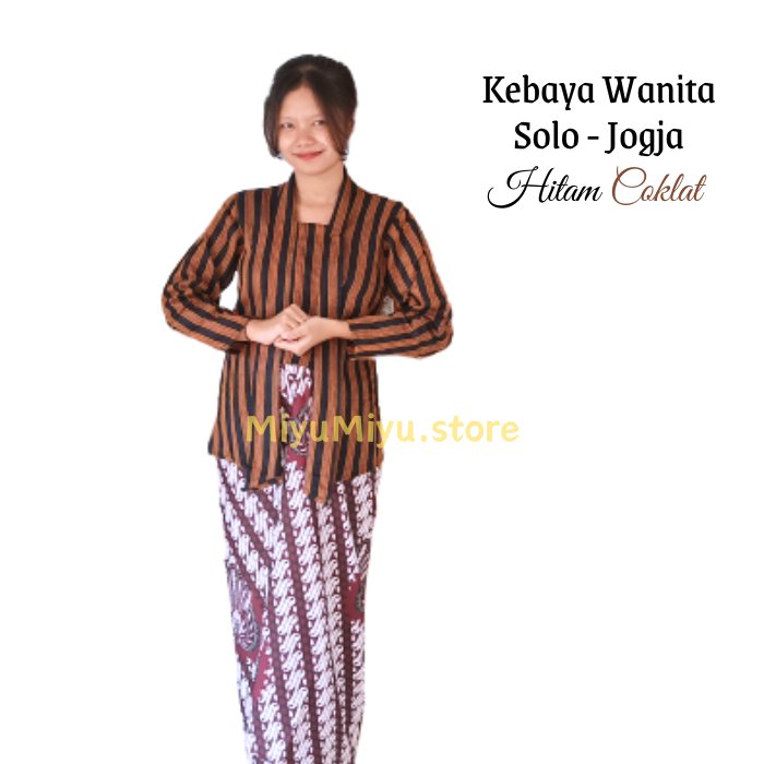 Baju Kebaya Lurik Wanita Baju Adat Jawa Lurik Jawa Wanita Sorjan Lurik Wanita