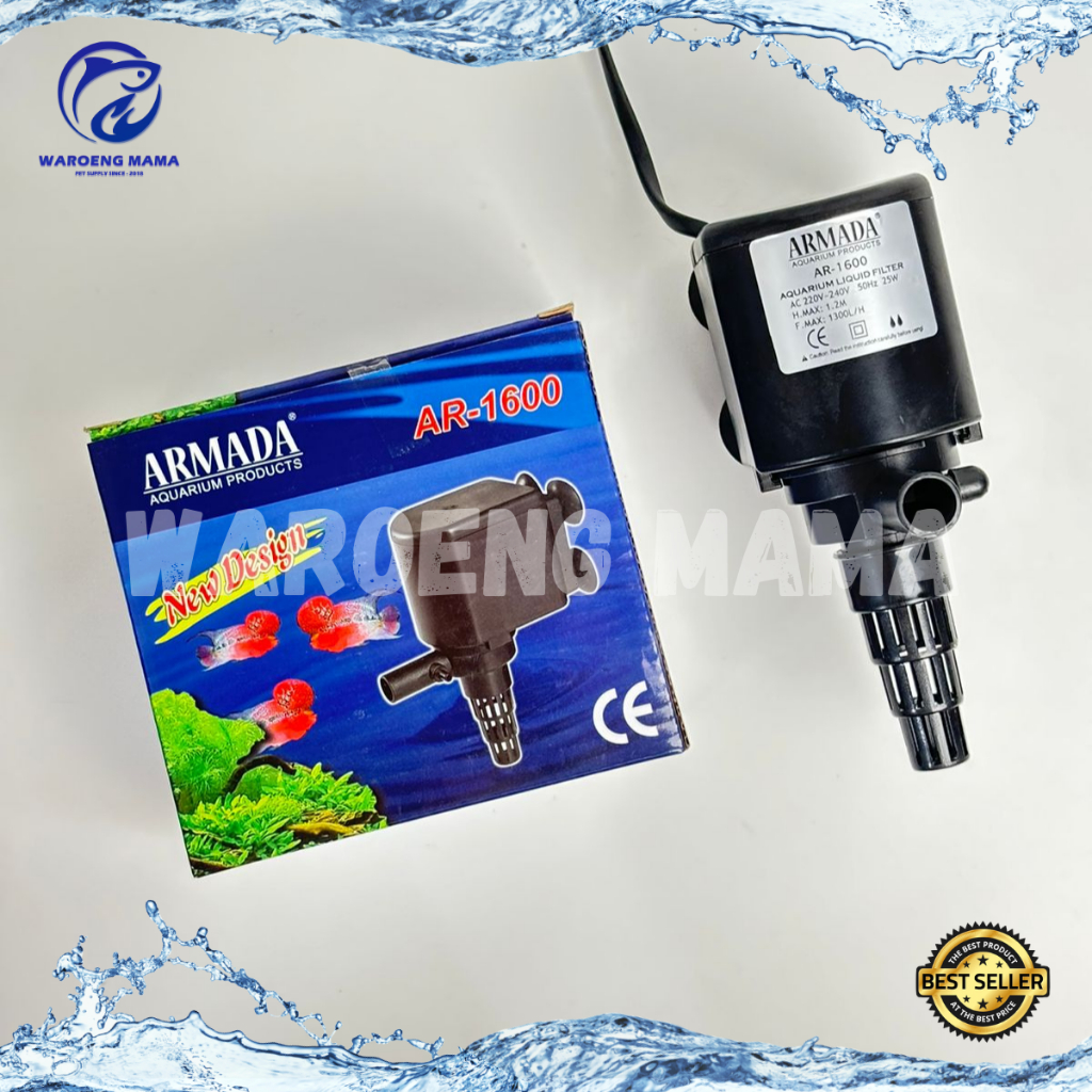 Pompa Air Aquarium ARMADA 1200 1600 1800 2600 Pompa celup filter power head aquarium aquascape