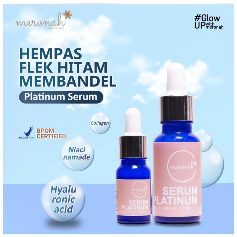 SERUM PLATINUM MERONAH BEAUTYCARE