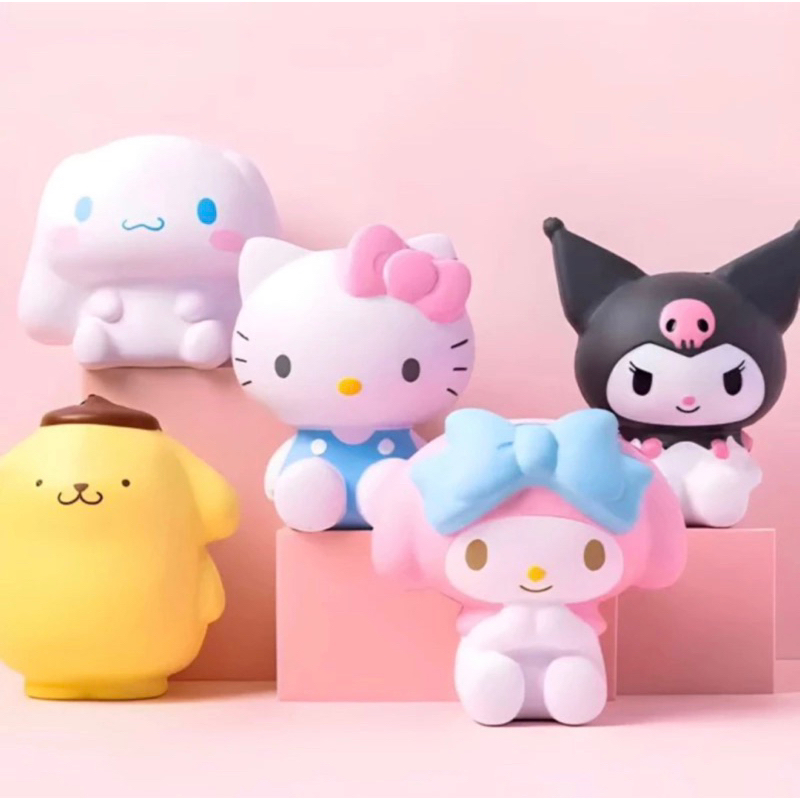 SQUISHY BUSA LABUBU -  SANRIO JUMBO - KECIL  - BESAR - KUROMI - JARING  - ES KRIM BESAR - KECIL - SA