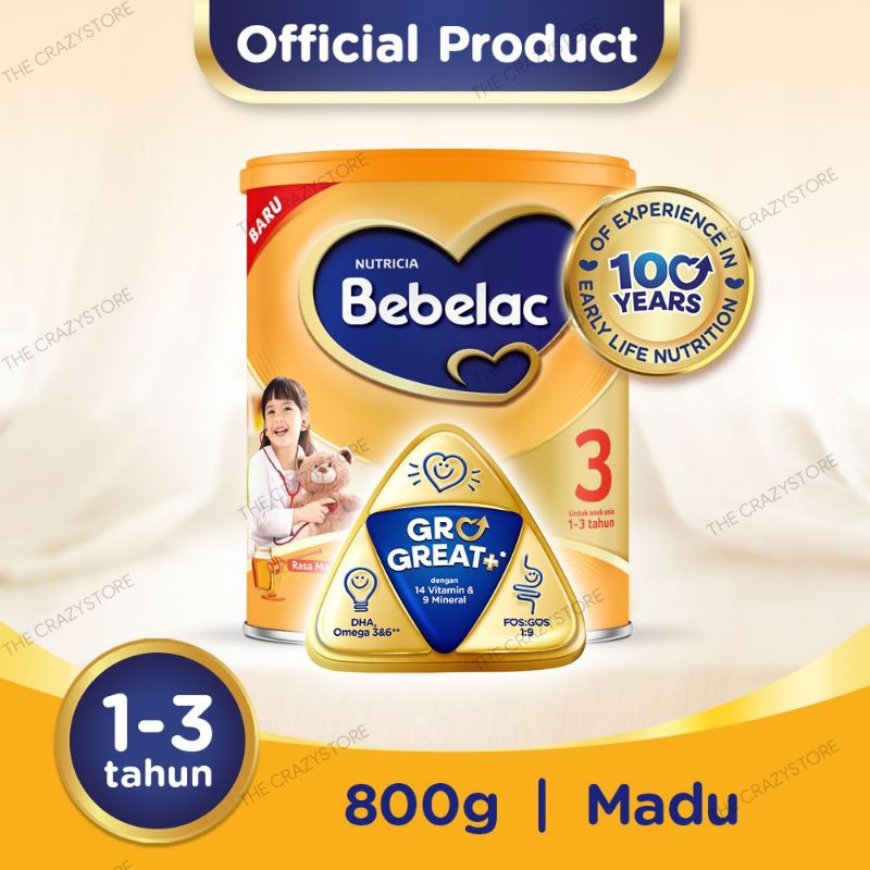 Bebelac 1-3 Tahun Susu Formula Bayi