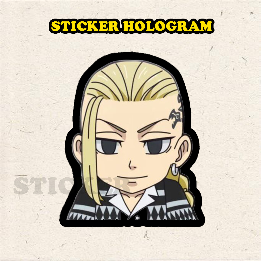 

Stiker Hologram Draken Tokyo revengers ukuran 7 cm